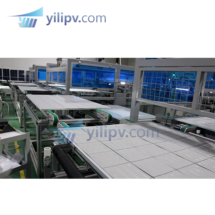 Solar module line